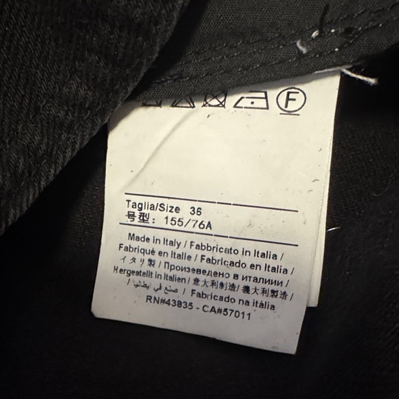 Valentino Black Mini Skirt with Yellow, Blue, Green & Brown Star Patches - Picture 3 of 4